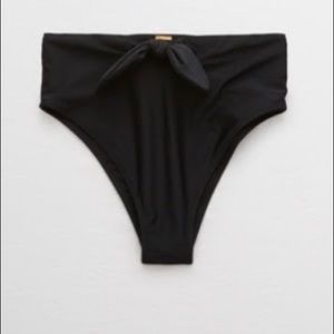 NWOT Tie High Cut Cheeky Bikini Bottom